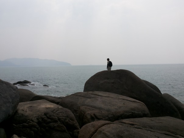 African on the rocks