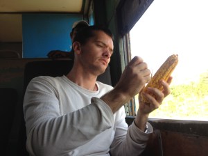 Miellies on the train